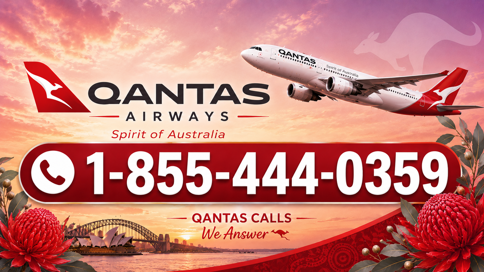 Qantas Airways Flight Booking Assistance | 24/7 Travel Help +1-855-444-0359